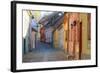 Transylvania, Romania, Mures County, Sighisoara, cobblestone residential streets.-Emily Wilson-Framed Photographic Print