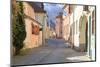 Transylvania, Romania, Mures County, Sighisoara, cobblestone street.-Emily Wilson-Mounted Photographic Print