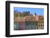 Transylvania, Romania, Mures County, Sighisoara, colorful houses.-Emily Wilson-Framed Photographic Print