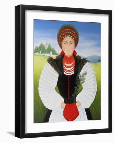 Transylvanian Bride-Magdolna Ban-Framed Giclee Print