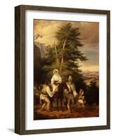 Transylvanian Peasants Going to Market-Miklos Barabas-Framed Giclee Print