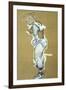 Trapeze Artist Adjusting Her Shirt, by Henri De Toulouse-Lautrec-null-Framed Giclee Print