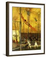 Trapeze Artists-Francis Luis Mora-Framed Giclee Print