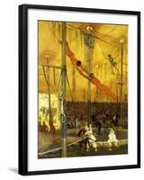 Trapeze Artists-Francis Luis Mora-Framed Giclee Print