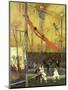 Trapeze Artists-Francis Luis Mora-Mounted Giclee Print