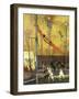 Trapeze Artists-Francis Luis Mora-Framed Giclee Print