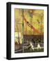 Trapeze Artists-Francis Luis Mora-Framed Giclee Print