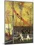 Trapeze Artists-Francis Luis Mora-Mounted Giclee Print