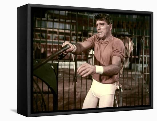 Trapeze by CarolReed with Burt Lancaster, 1956 (photo)-null-Framed Stretched Canvas