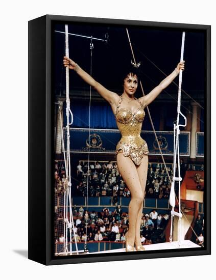 Trapeze by CarolReed with Gina Lollobrigida, 1956 (photo)-null-Framed Stretched Canvas