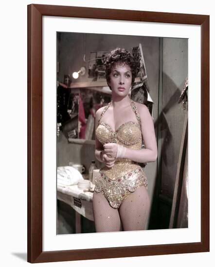 Trapeze by CarolReed with Gina Lollobrigida, 1956 (photo)-null-Framed Photo