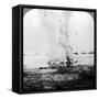 Trapped German Submarine Driven Inshore and Destroyed, World War I, 1914-1918-null-Framed Stretched Canvas