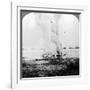 Trapped German Submarine Driven Inshore and Destroyed, World War I, 1914-1918-null-Framed Photographic Print