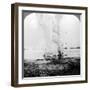 Trapped German Submarine Driven Inshore and Destroyed, World War I, 1914-1918-null-Framed Photographic Print