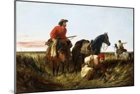 Trappers Following the Trail: at Fault, 1851-Arthur Fitzwilliam Tait-Mounted Giclee Print