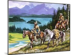 Trappers in the Wild West-Ron Embleton-Mounted Giclee Print