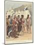 Trappers Trading with Native Americans, New France-Louis Charles Bombled-Mounted Giclee Print