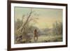 Trapping Beaver, 1858-Alfred Jacob Miller-Framed Giclee Print