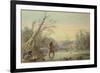 Trapping Beaver, 1858-Alfred Jacob Miller-Framed Giclee Print