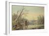 Trapping Beaver, 1858-Alfred Jacob Miller-Framed Giclee Print