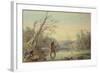 Trapping Beaver, 1858-Alfred Jacob Miller-Framed Giclee Print