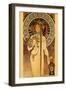 Trappistine Liquors-Alphonse Mucha-Framed Art Print