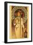 Trappistine Liquors-Alphonse Mucha-Framed Art Print