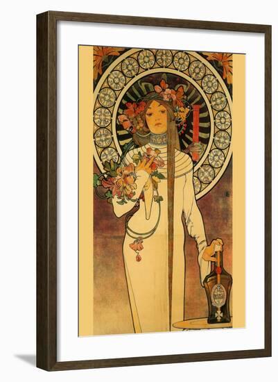 Trappistine Liquors-Alphonse Mucha-Framed Art Print