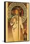 Trappistine Liquors-Alphonse Mucha-Framed Stretched Canvas