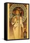 Trappistine Liquors-Alphonse Mucha-Framed Stretched Canvas