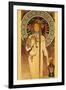 Trappistine Liquors-Alphonse Mucha-Framed Art Print