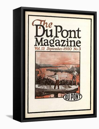 Trapshooting, Front Cover of the 'Dupont Magazine', September 1920-American School-Framed Stretched Canvas