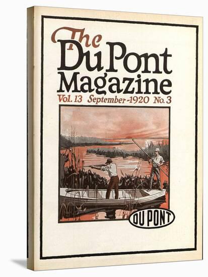 Trapshooting, Front Cover of the 'Dupont Magazine', September 1920-American School-Stretched Canvas