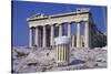 Trash Can in Front of the Parthenon-Paul Souders-Stretched Canvas