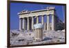 Trash Can in Front of the Parthenon-Paul Souders-Framed Photographic Print