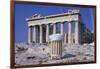 Trash Can in Front of the Parthenon-Paul Souders-Framed Photographic Print