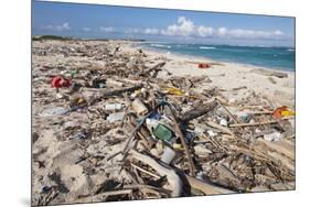 Trash-Covered Beach in Aruba-Paul Souders-Mounted Photographic Print