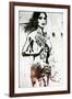 Trash I-Alex Cherry-Framed Premium Giclee Print