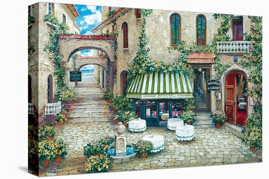 Trattoria Di Lugano-Roger Duvall-Stretched Canvas