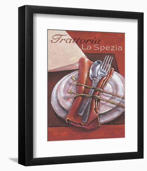Trattoria La Spezia-Bjoern Baar-Framed Art Print
