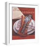 Trattoria La Spezia-Bjoern Baar-Framed Art Print