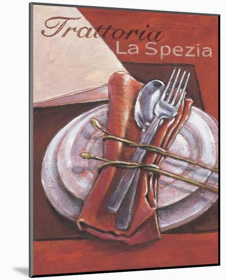 Trattoria La Spezia-Bjoern Baar-Mounted Art Print