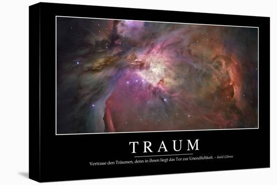 Traum: Motivationsposter Mit Inspirierendem Zitat-null-Stretched Canvas