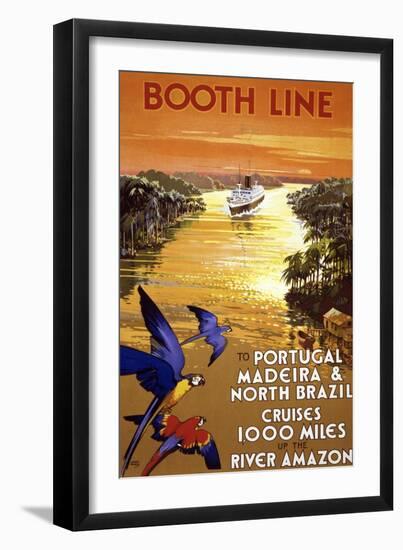 Trav Booth Line-null-Framed Giclee Print