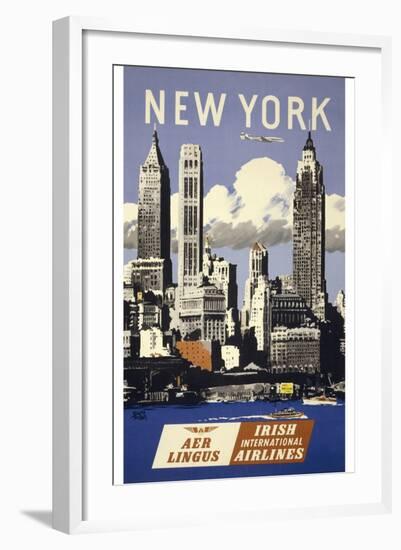 Trav Ny Aer Lingus-null-Framed Giclee Print