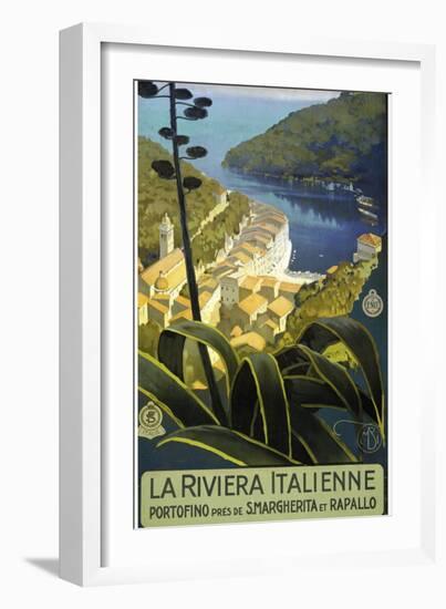 Trav Riviera Italienne-null-Framed Giclee Print