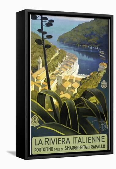 Trav Riviera Italienne-null-Framed Stretched Canvas