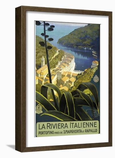 Trav Riviera Italienne-null-Framed Premium Giclee Print