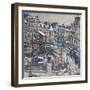 Travaux du métropolitain à l'angle de la rue du Faubourg Saint-Antoine et de la rue de Reuilly-Germain David-nillet-Framed Giclee Print