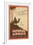 Travdel Poster for Imperial Airways-null-Framed Art Print